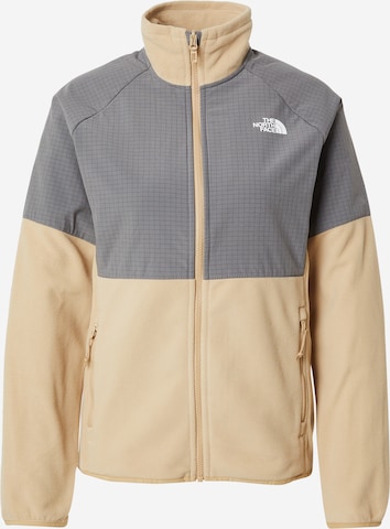 Giacca di pile funzionale 'GLACIER' di THE NORTH FACE in verde: frontale