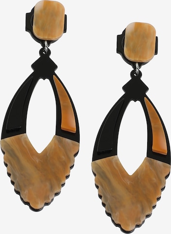 SOHINaušnice 'Edythe' - smeđa boja: prednji dio