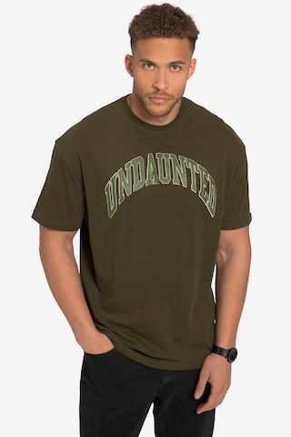 T-Shirt STHUGE en vert : devant