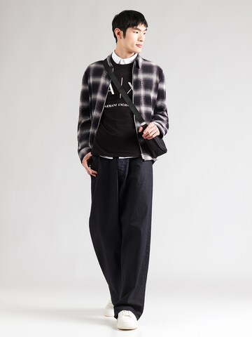 ARMANI EXCHANGE Tričko - Čierna