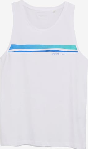 TOM TAILOR DENIM Koszulka w kolorze biały: przód