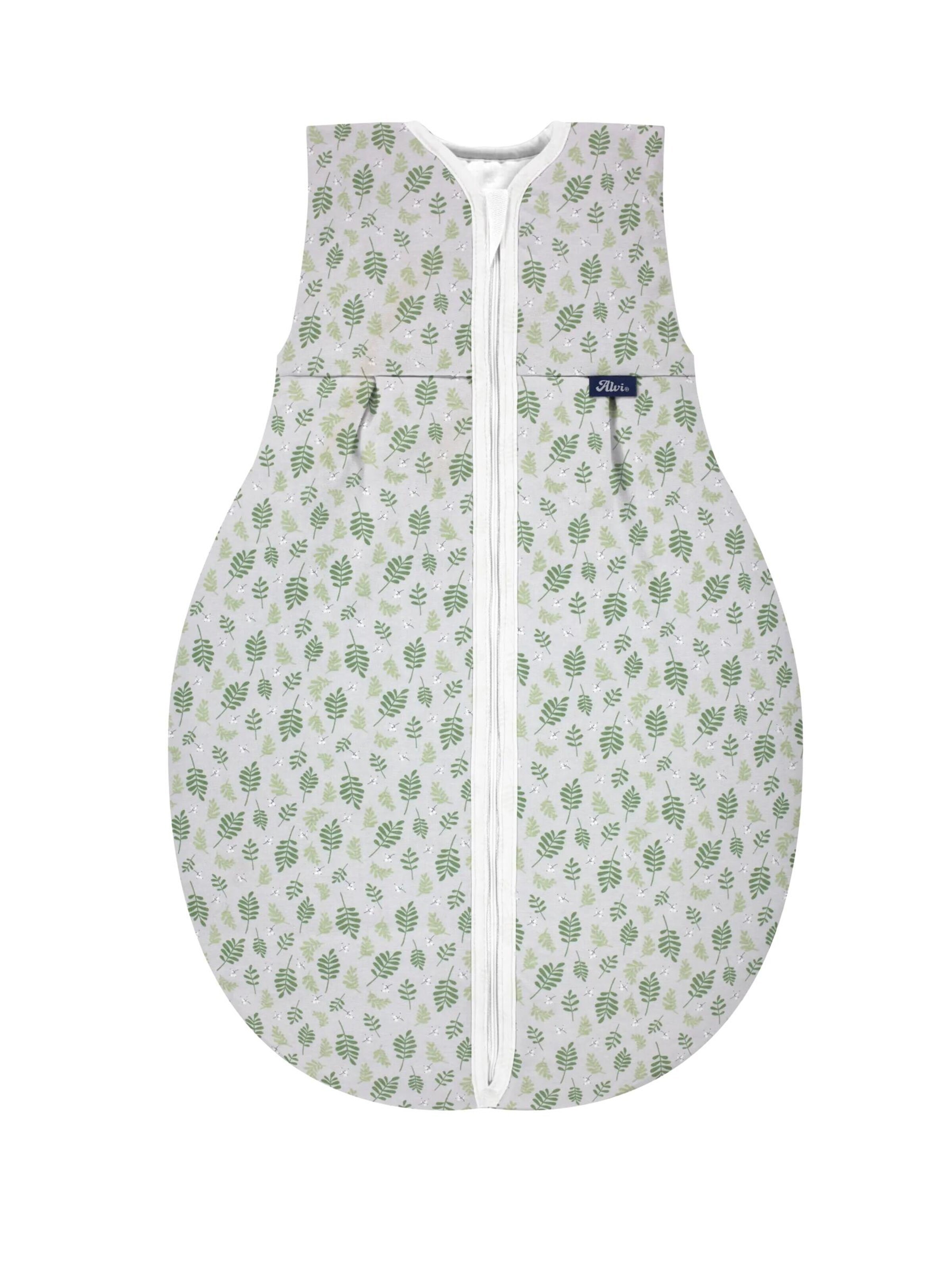 ALVI Sleeping Bag 'Schlafsack Kugelschlafsack Thermo Bio-Baumwolle' in Grey: front