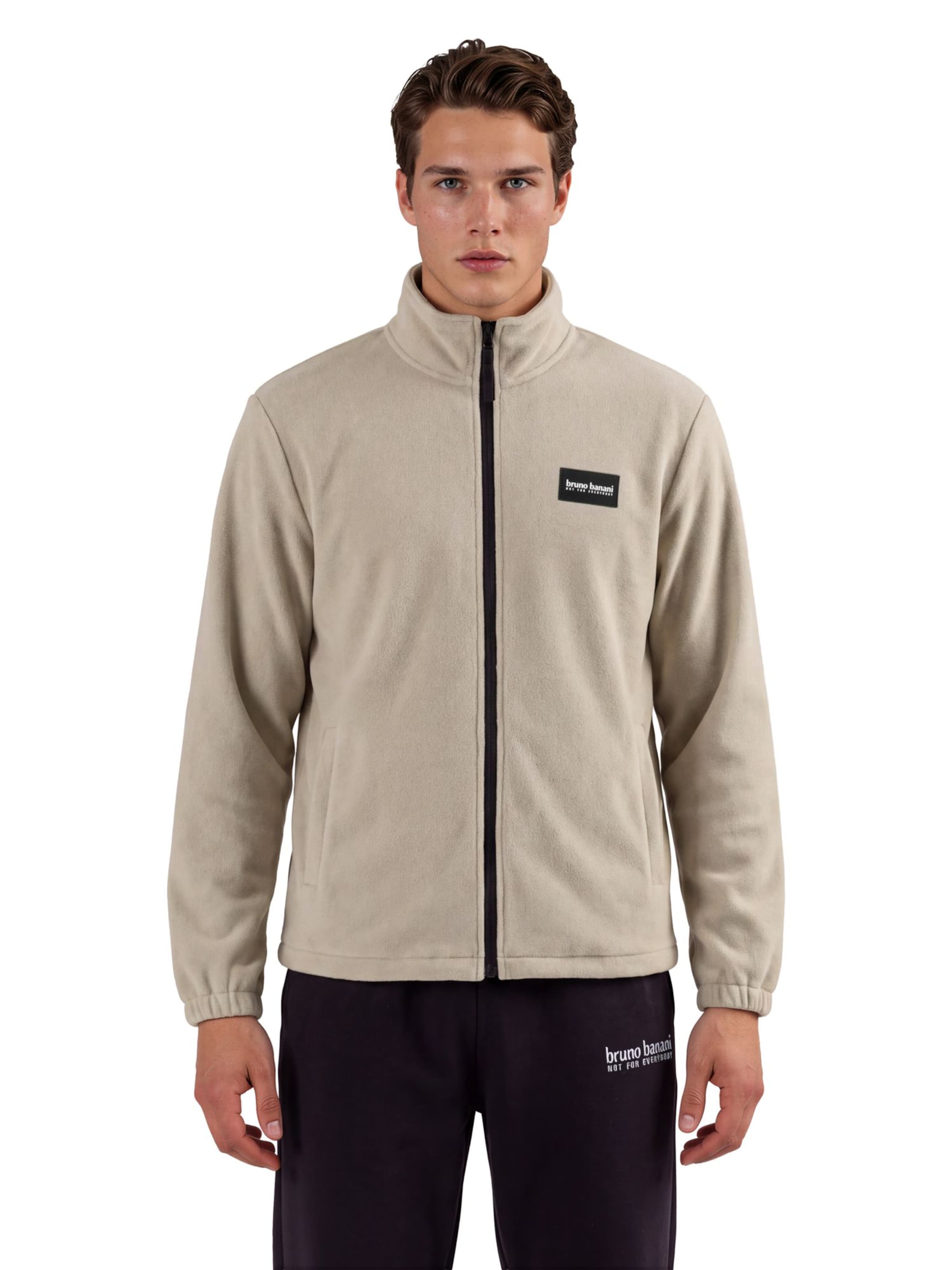 Veste en polaire 'Parks' Bruno Banani en gris : devant
