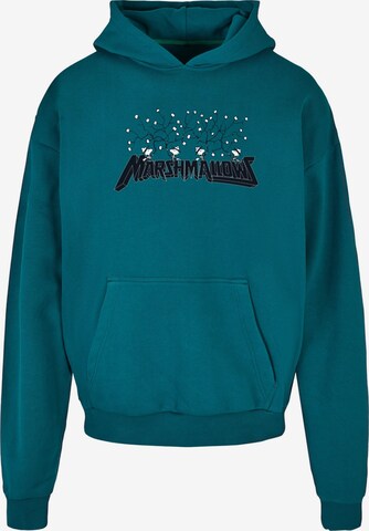 Merchcode Sweatshirt ' Peanuts ' in Green: front