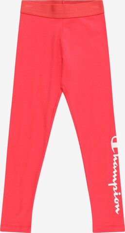 Champion Authentic Athletic Apparel Leggings in Red: front