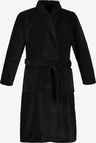 Peignoir long JP1880 en noir : devant