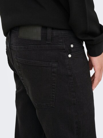 Only & Sons Slim fit Jeans 'ONSLoom' in Black