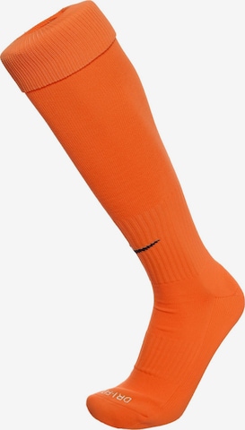 NIKE Soccer Socks 'Classic II' in Orange: front