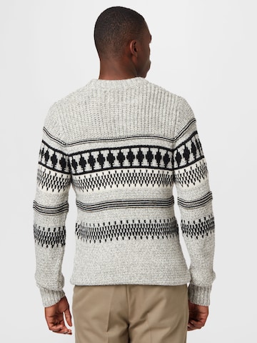 JACK & JONES Sweater 'OHIKE' in Grey