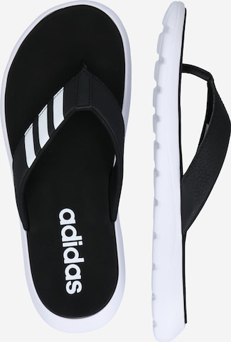 ADIDAS SPORTSWEAR T-Bar Sandals 'Comfort' in Black