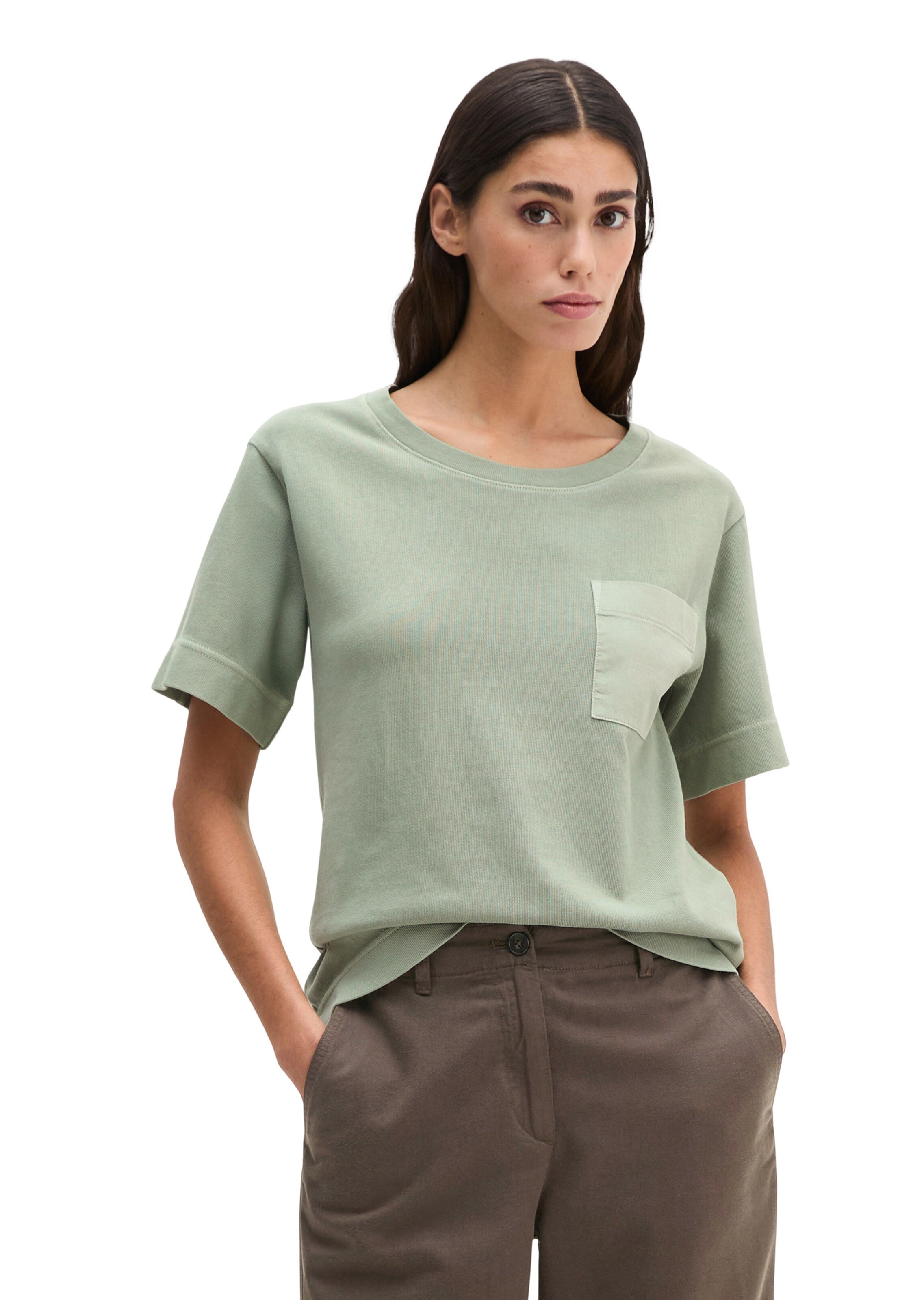 Marc O'Polo Shirt in Green: front