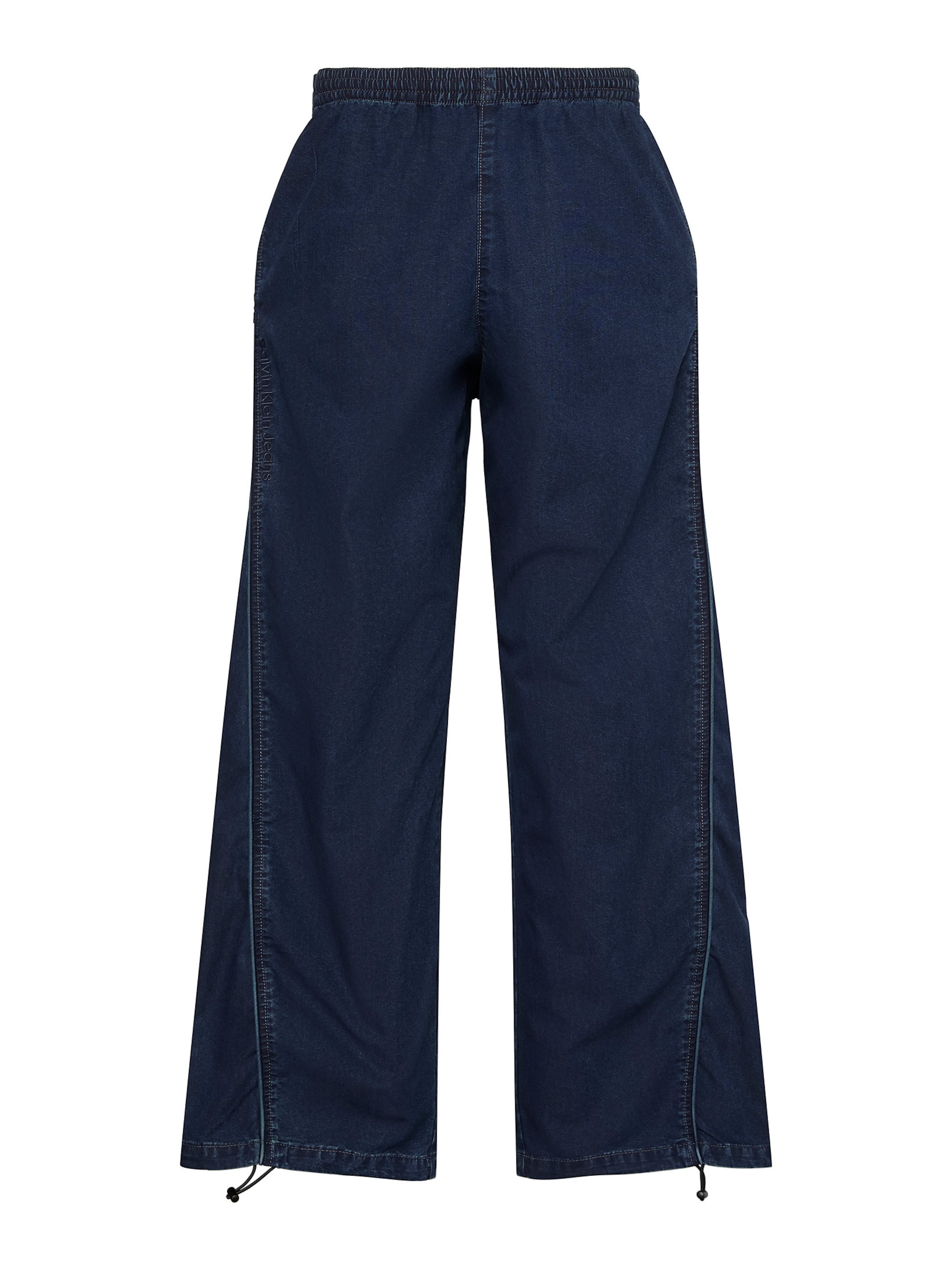 Calvin Klein Jeans Wide leg Jeans in Blauw: voorkant