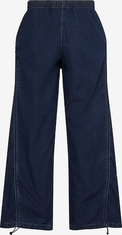Calvin Klein Jeans Wide leg Jeans in Blauw: voorkant