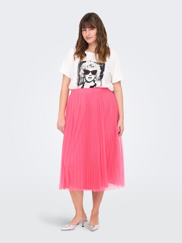 ONLY Carmakoma - Falda 'SKY ' en rojo