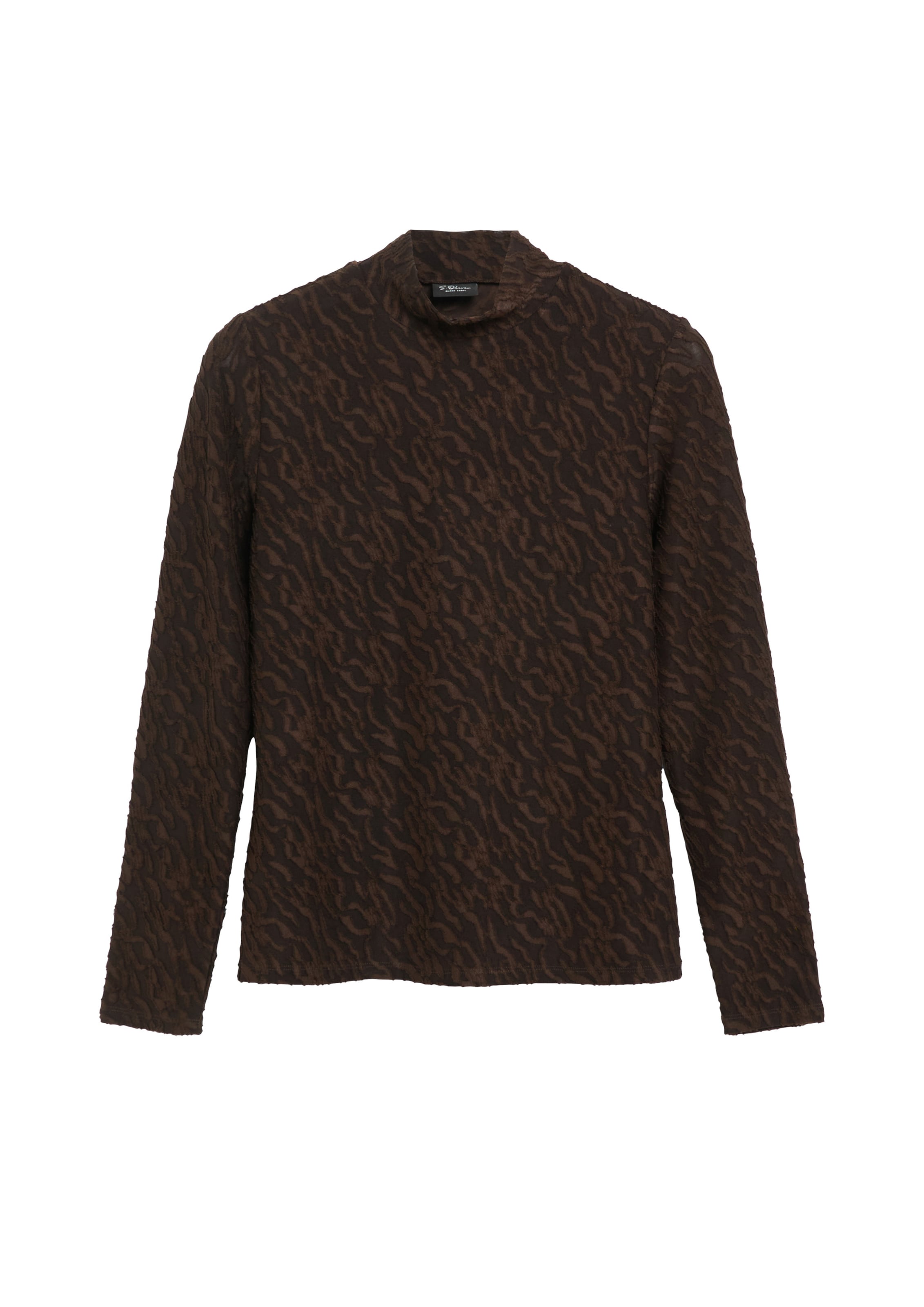 s.Oliver Shirt in Braun: Vorderseite