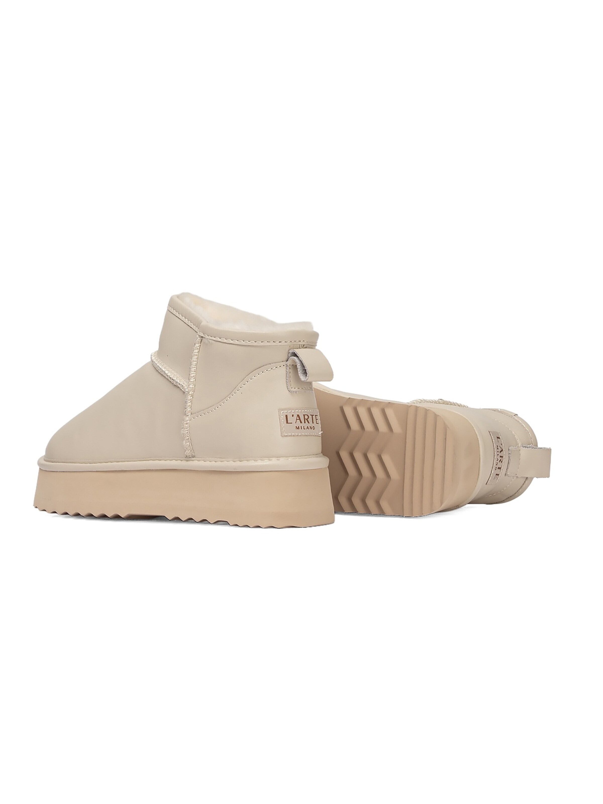 L'Arte Milano Boots in White