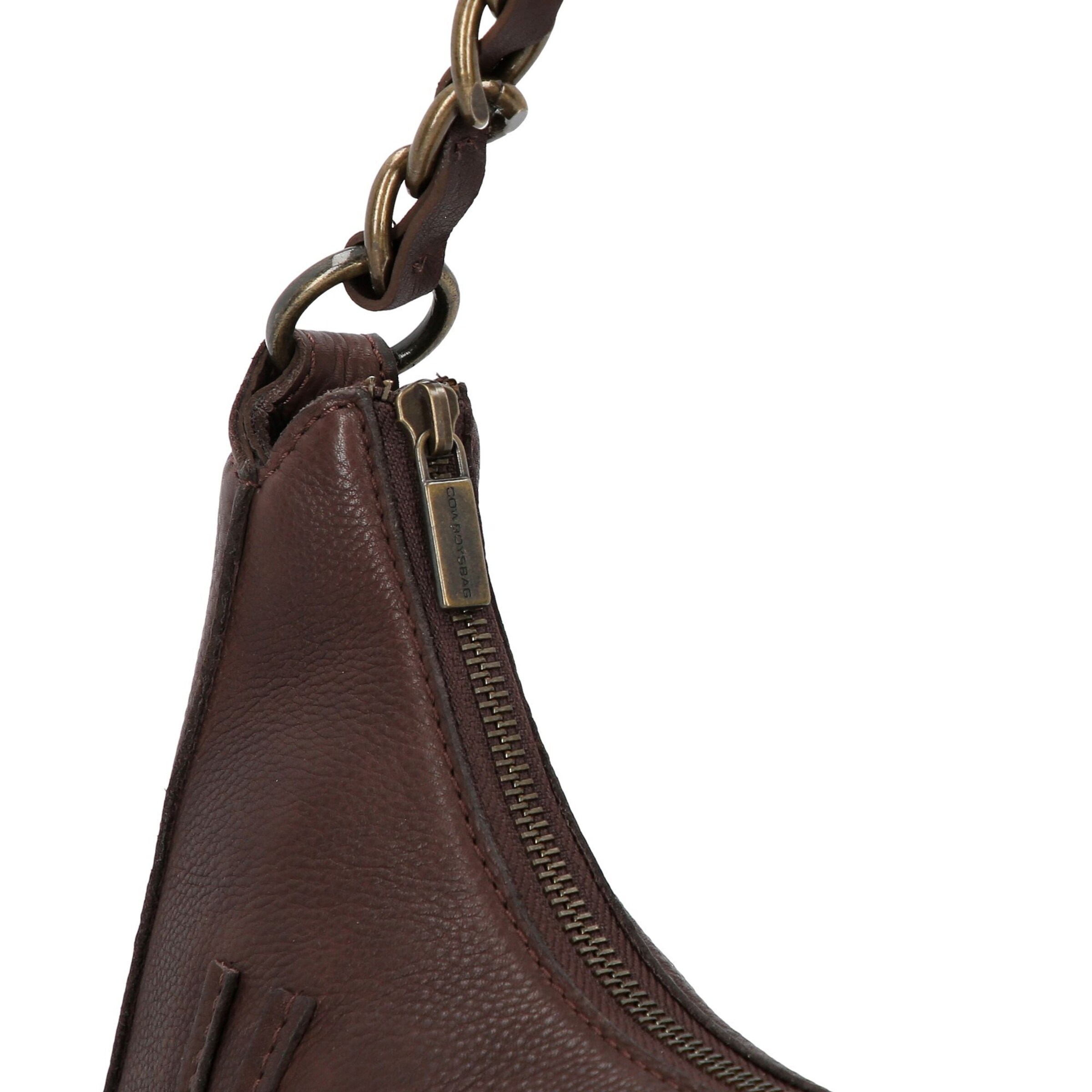 Borsa a spalla 'Chained Middleton' di Cowboysbag in marrone