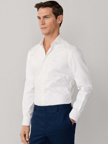 Hackett London Regular fit Overhemd in Wit