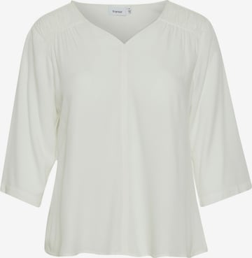 Fransa Curve Blouse 'pcina Bl 1' in White: front
