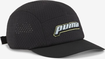 PUMA Athletic Cap 'Faster' in Black: front