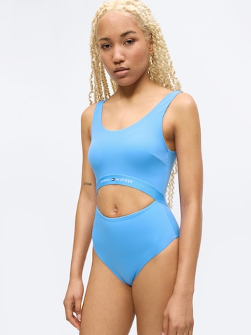 Tommy Hilfiger Underwear - Soutien de tecido Fato de banho em azul