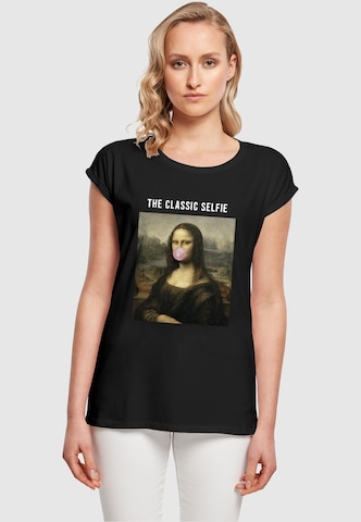 T-shirt 'APOH - Da Vinci Selfie' Merchcode en noir : devant