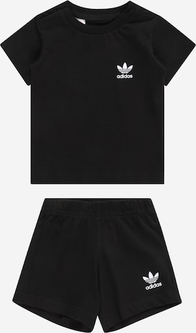 ADIDAS ORIGINALS - Conjunto en negro: frente