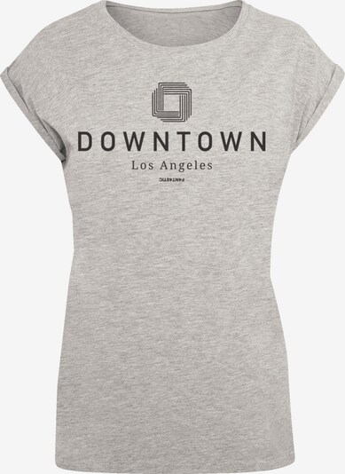 F4NT4STIC Shirt 'Downtown LA Muster' in grau / graumeliert / schwarz, Produktansicht