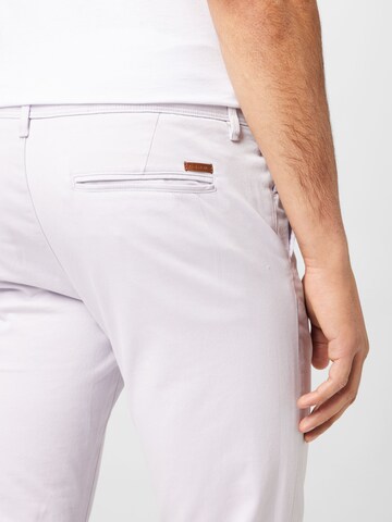 JACK & JONES Slimfit Chino kalhoty 'MARCO BOWIE' – fialová