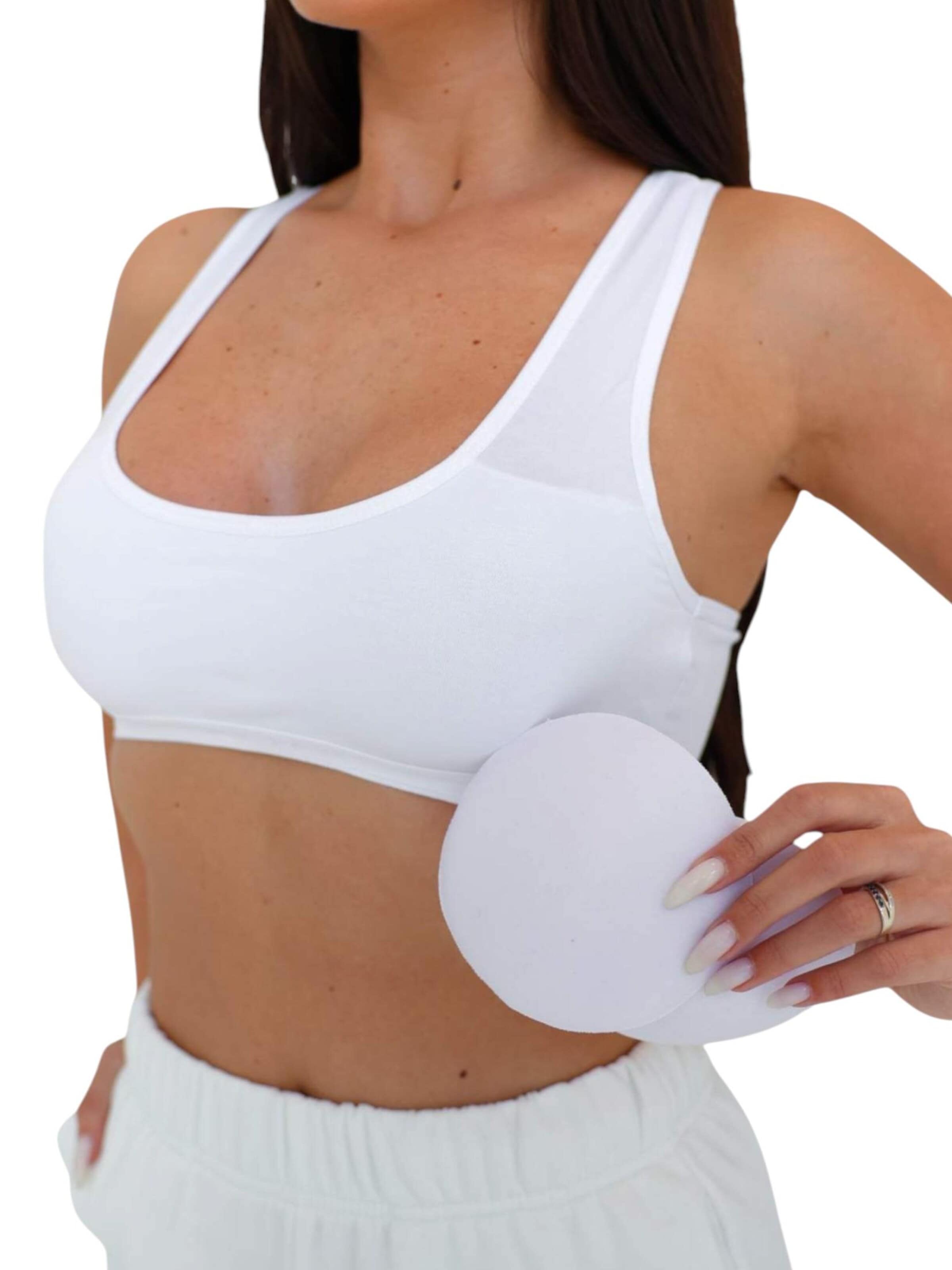 fashionshowcase Top 'PUSHVIBE' in White