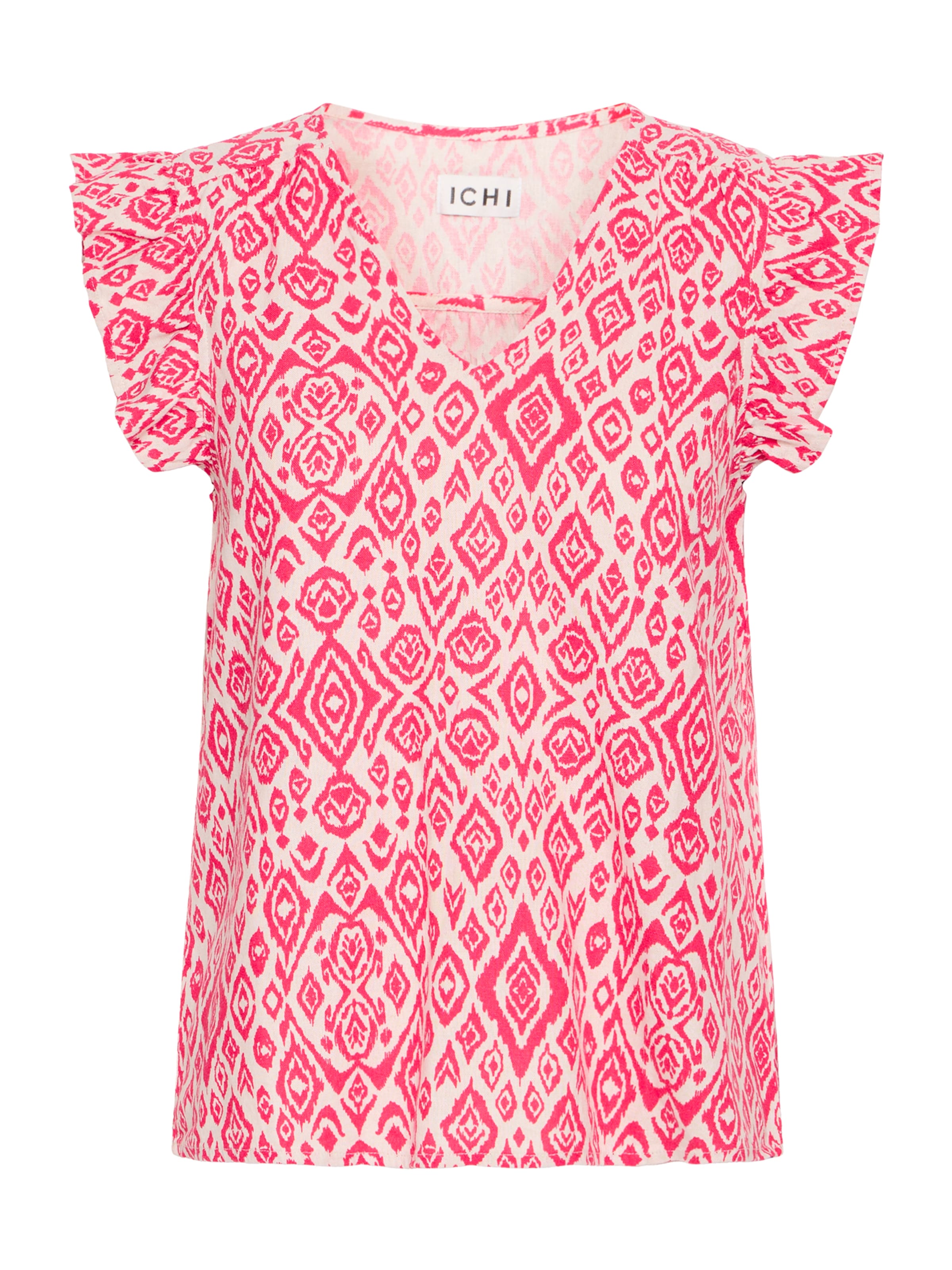 ICHI Blouse 'IHLINNO' in Red: front