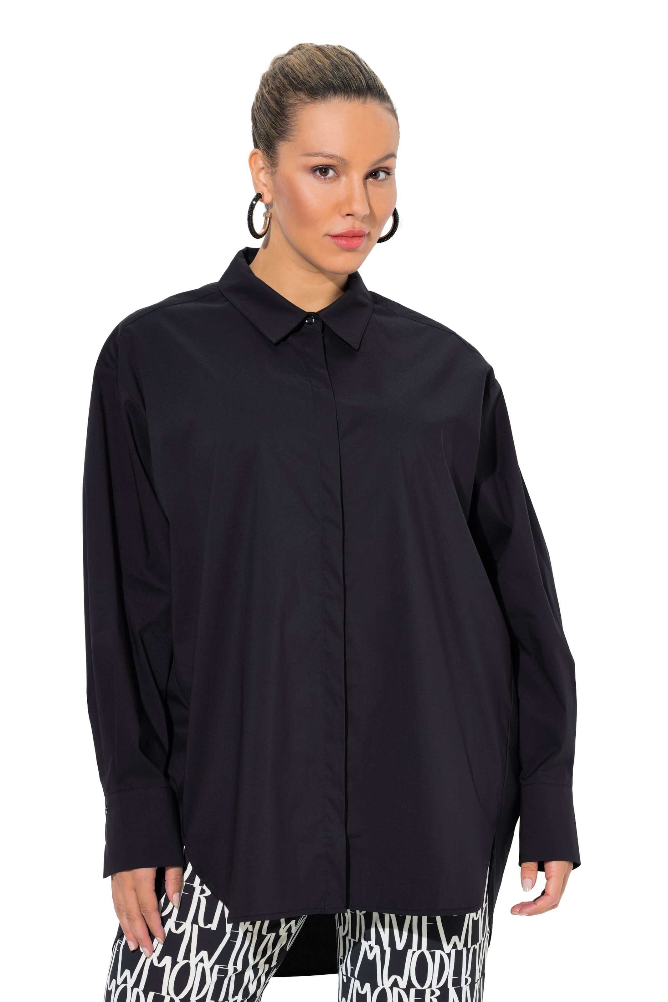 Ulla Popken Bluse in Schwarz