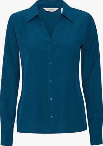 b.young Blouse 'Hubba' in Blue: front