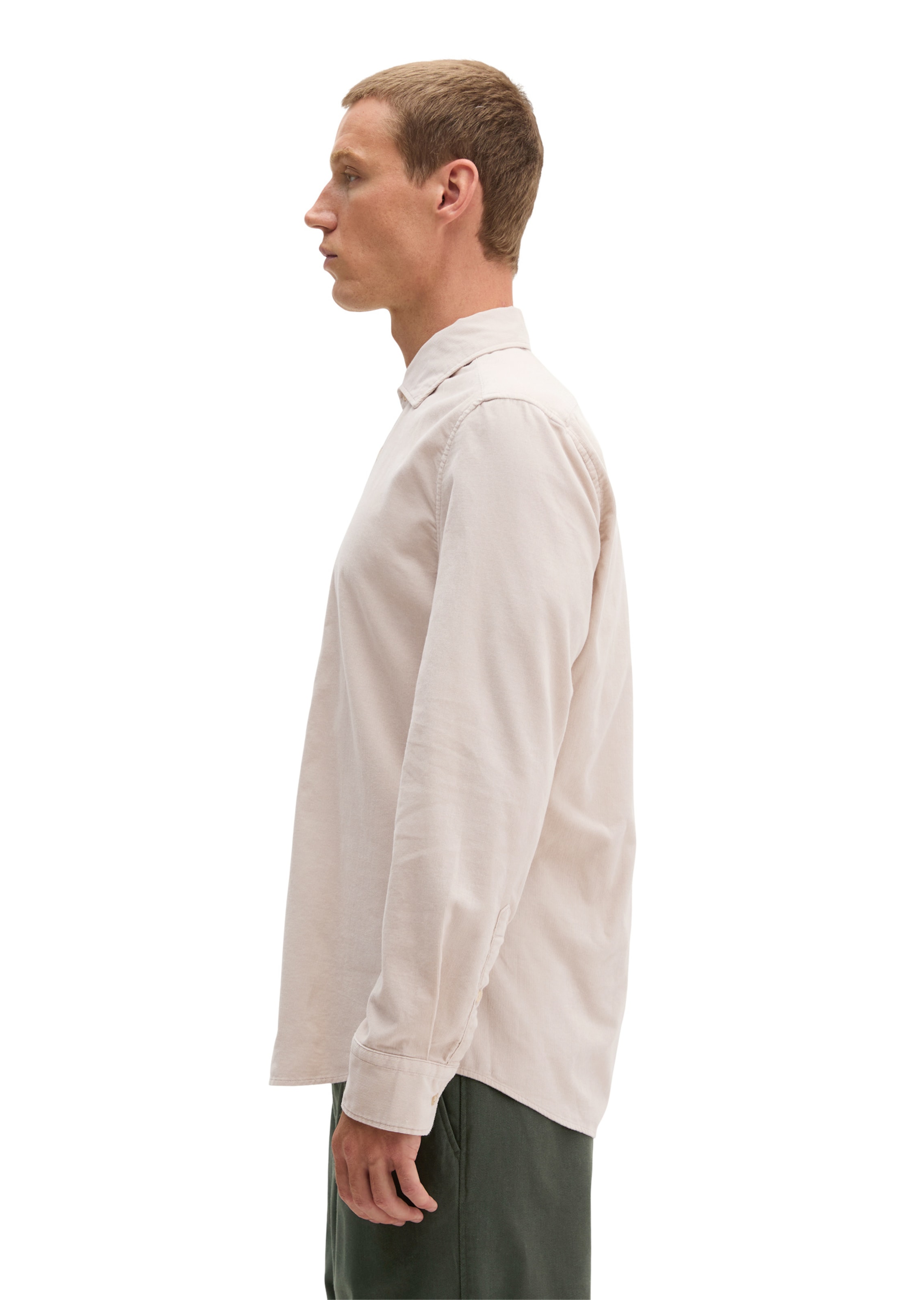 Marc O'Polo Regular fit Button Up Shirt in Beige: side
