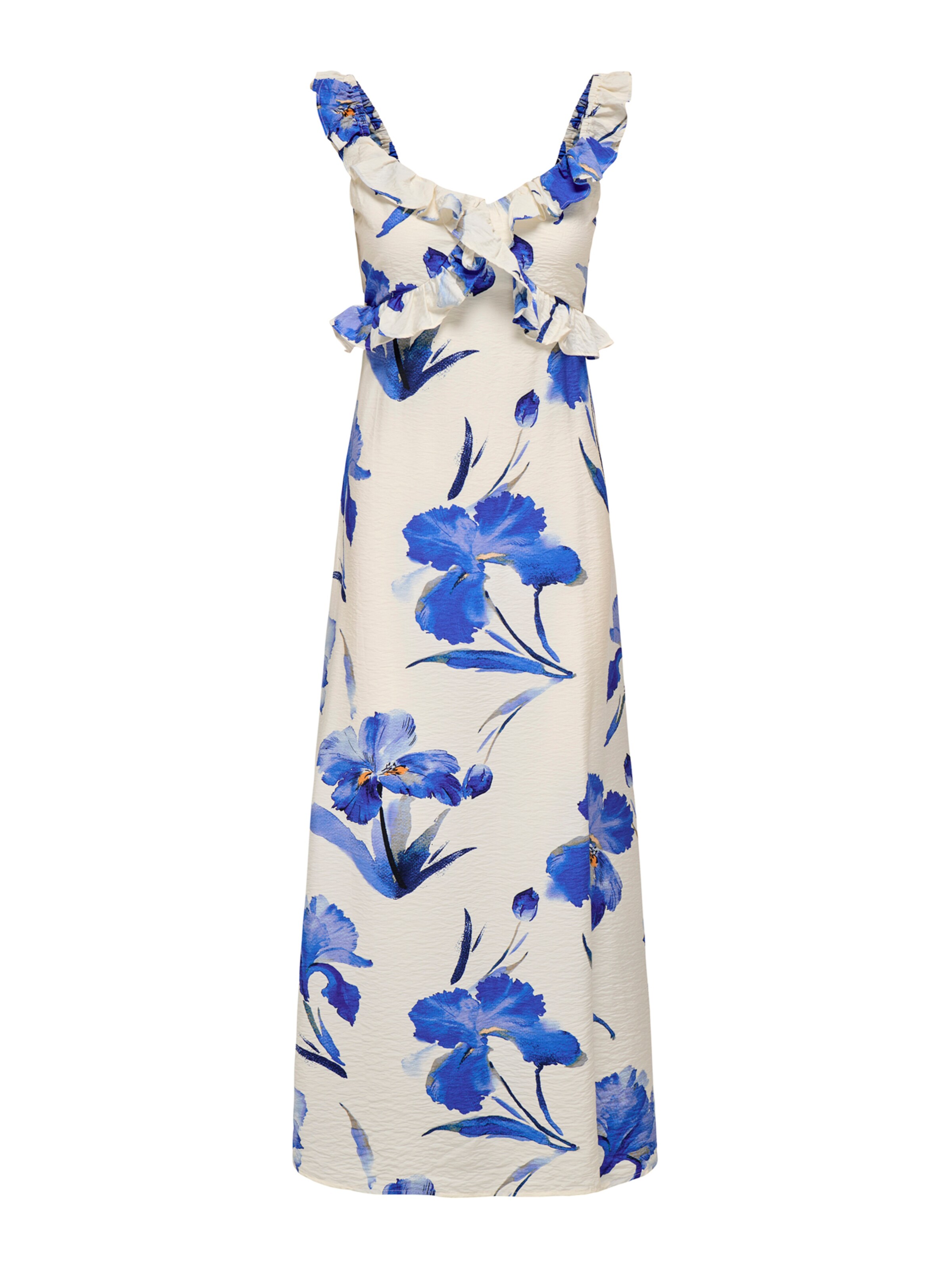 ONLY Robe d’été 'ONLHYACI' en bleu foncé / blanc, Vue avec produit