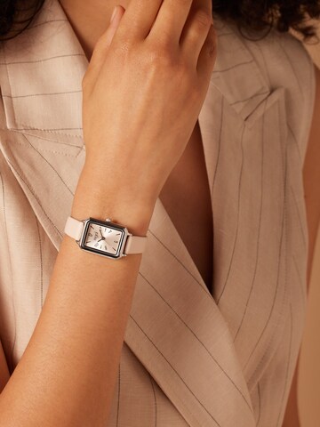 Lucardi Analoog horloge 'Statement' in Roze: voorkant