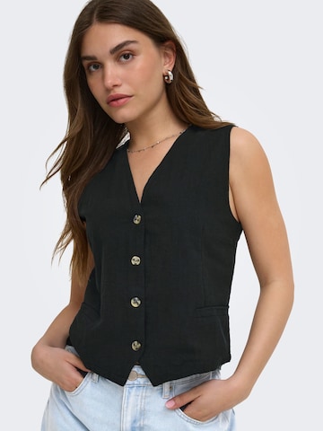 ONLY Suit vest 'ONLTizana' in Black