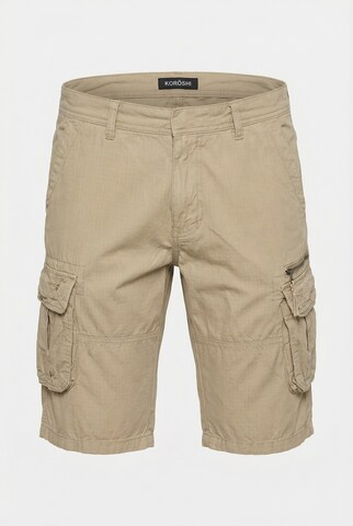 Regular Pantalon cargo KOROSHI en beige