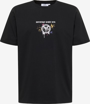 T-Shirt 'Facchinelli' Carlo Colucci en noir : devant