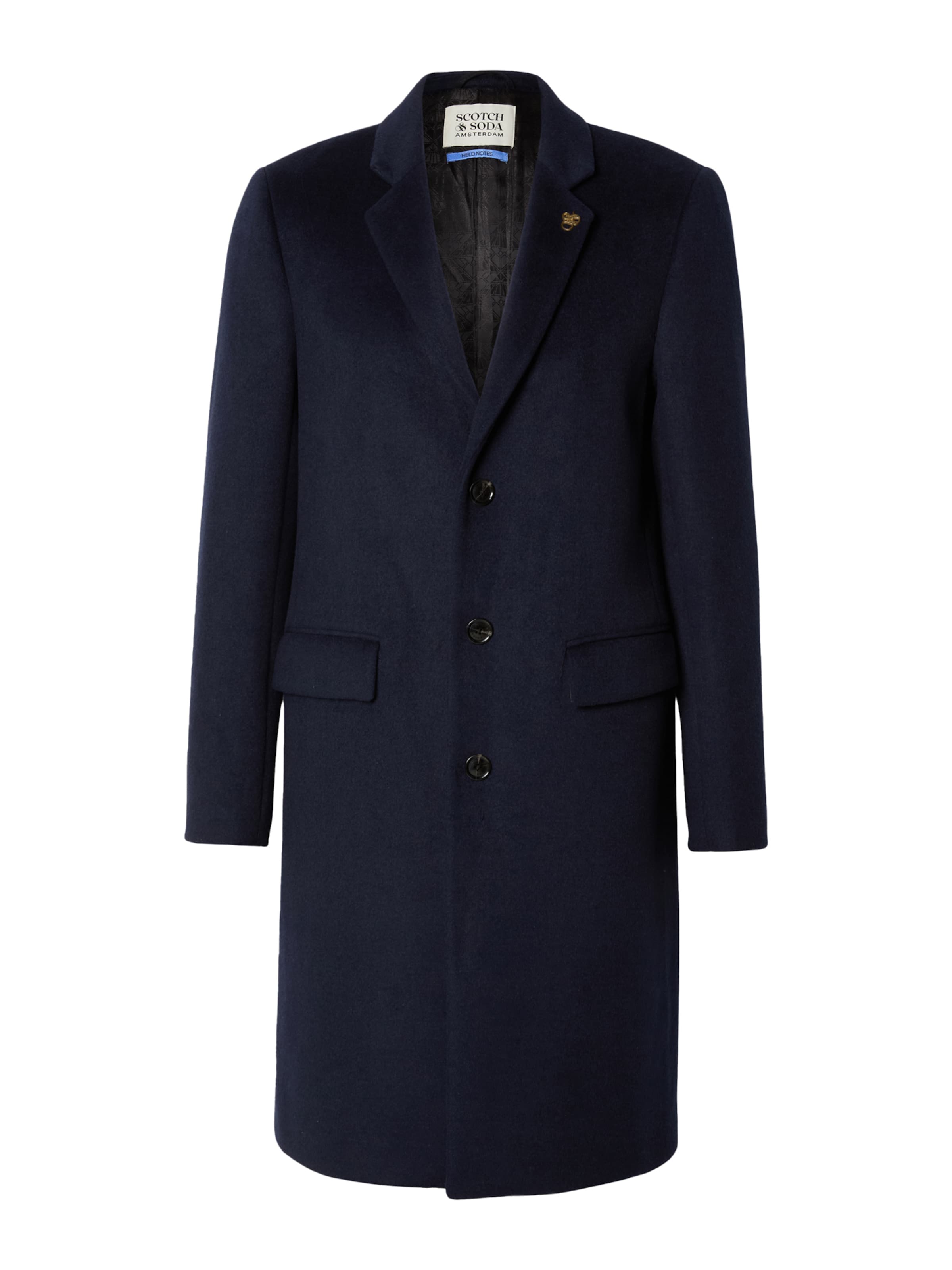 Palton de primăvară-toamnă de la SCOTCH & SODA pe albastru: față