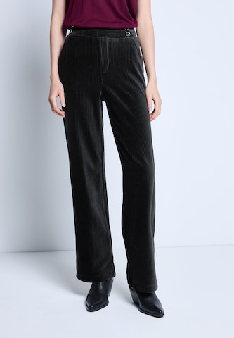 Street One Studio Wide leg Pants in Black: front