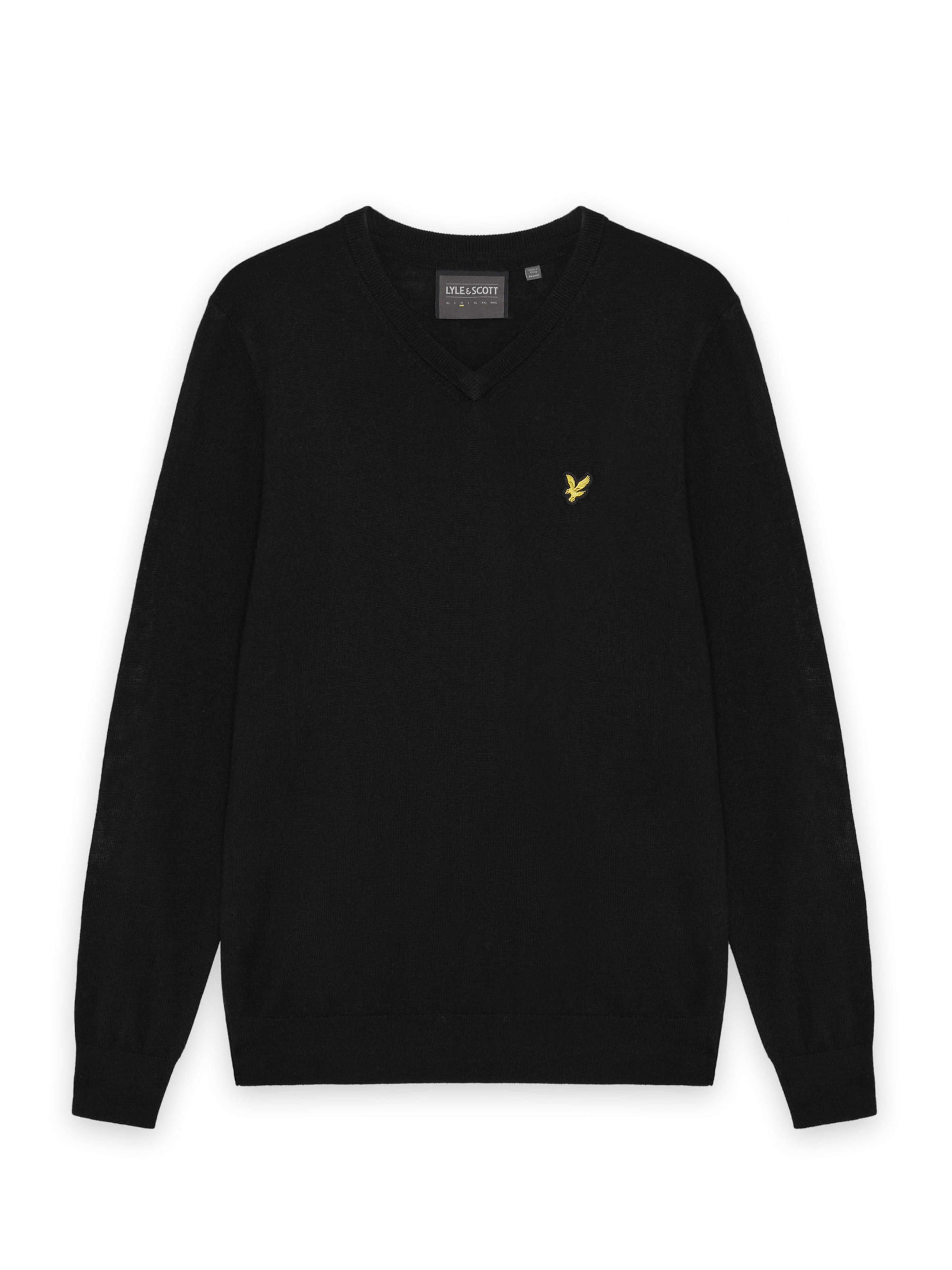 Pull-over Lyle & Scott en noir : devant