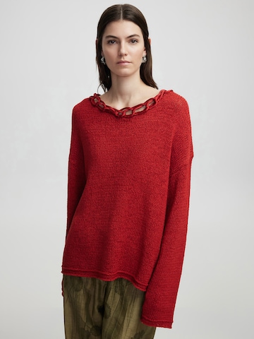 Ipekyol Trui in Rood: voorkant