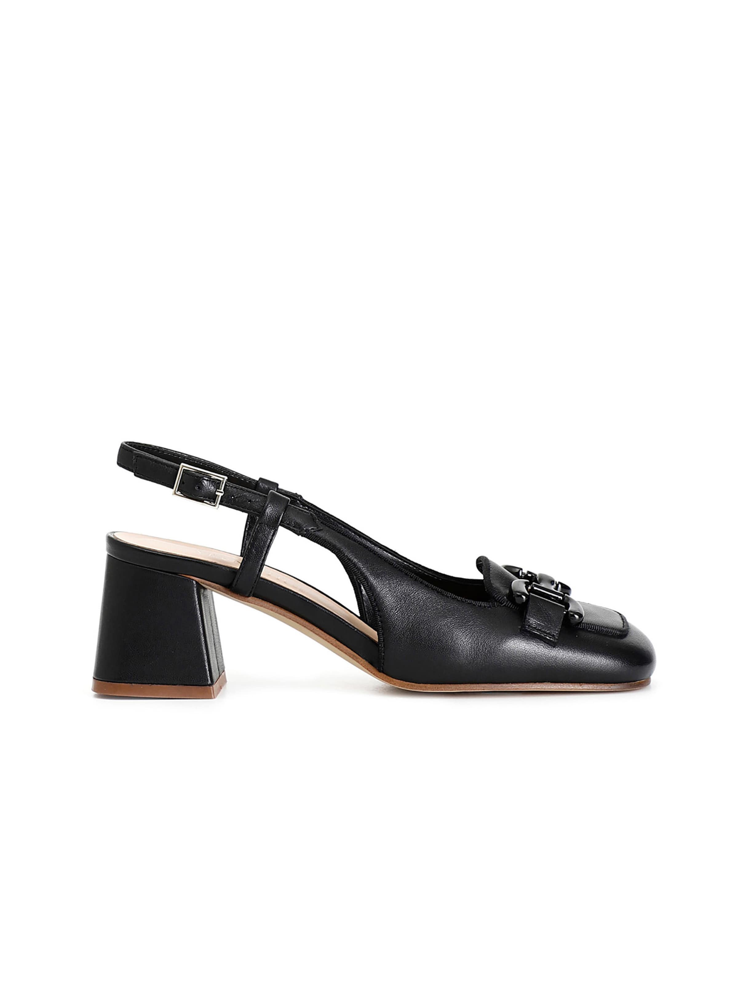 CAFè NOIR Slingpumps in Zwart