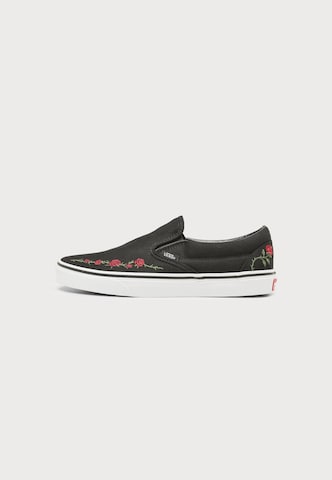 VANS - Sapatilhas slip-on 'Classic' em preto: frente