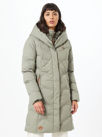 Manteau d’hiver 'Natalka' Ragwear en vert : devant