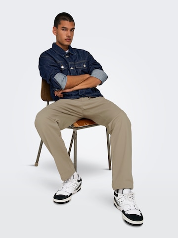 Only & Sons - regular Pantalón chino 'ONSNICKY' en beige