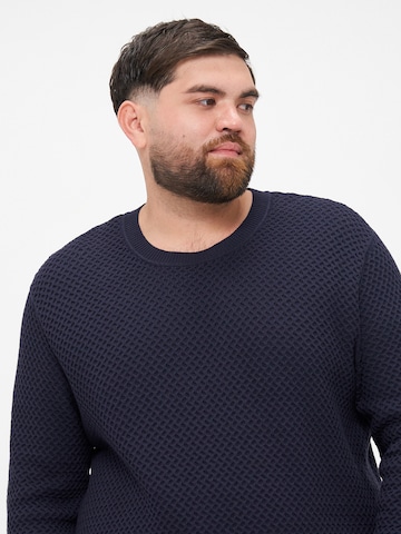 Pullover 'JPRBLUBARKLEY' di Jack & Jones Plus in blu