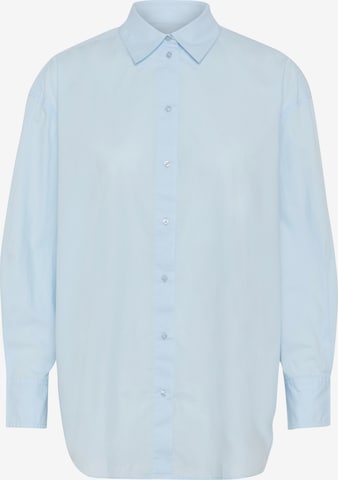 SOAKED IN LUXURY Blúzka 'Jani' - Modrá: predná strana