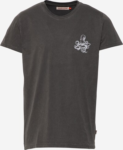 Tricou Revolution pe negru / alb, Vizualizare produs